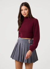 High Neck Knitted Jumper