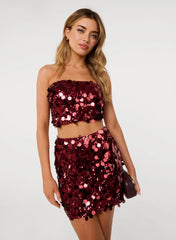 Disc Sequin Cami Top