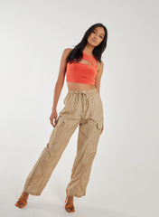 Letterbox Slinky Crop Top
