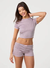 Jersey Stripe Top