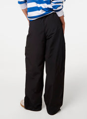 Pocket Detail Wide Leg Cargo Trousers