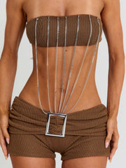 HOPE PLAYSUIT BROWN