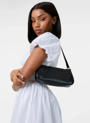 Broderie Puff Sleeve Mini Dress With Shorts