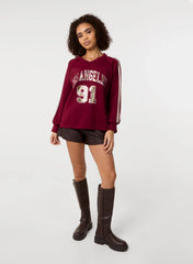 Metallic Leopard Long Sleeve Sports Jersey