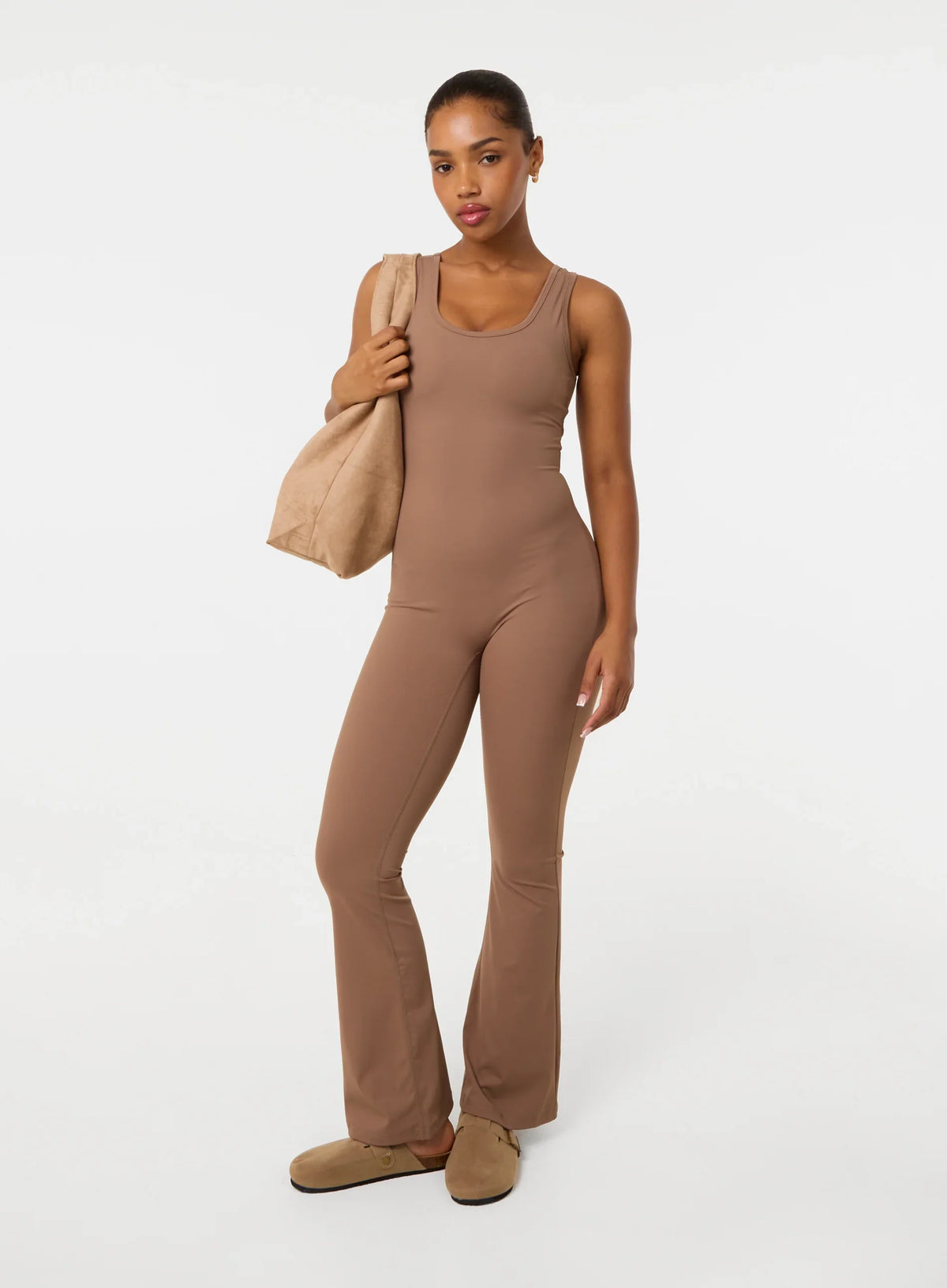 Ruched Bum Openback Unitard