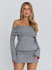 KYOLA MINI DRESS GREY