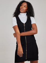 Zip Through Corduroy Dress