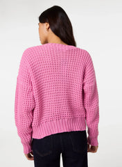 Waffle Knit Crop Jumper
