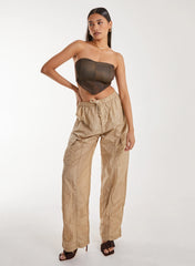 Watermark Seam Corset Top