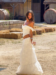 LAURO MAXI SKIRT WHITE