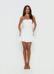Delamere Mini Dress White Burnout