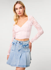 Long Sleeve Lace Top