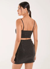 Rhinestone Multiway Corset Top