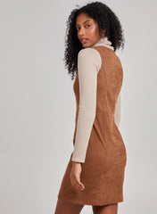 Zip Through Cord Dress