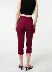 Capri Pants With Belts