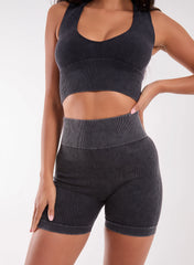 Washed Active Cycle Shorts