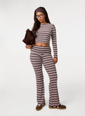 Stripe Crew Neck Top