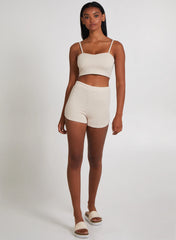 Quilted Crop Top