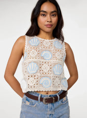 Sea Shell Crochet Top