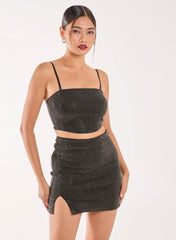 Rhinestone Multiway Corset Top