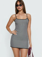 Voyage Mini Dress Noir Gingham