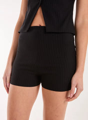 Pinstripe Tailored Shorts