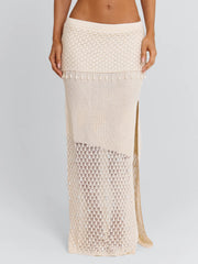 ZARIELLE MAXI SKIRT IVORY