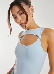 Slinky Sleeveless Letterbox Bodysuit