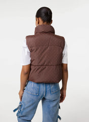 Diamante Puffer Gilet