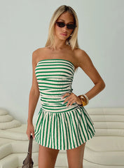 Montebello Strapless Mini Dress Multi