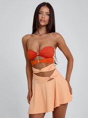 ARIELLA MINI DRESS ORANGE