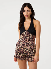 Lace Ruffle Playsuit