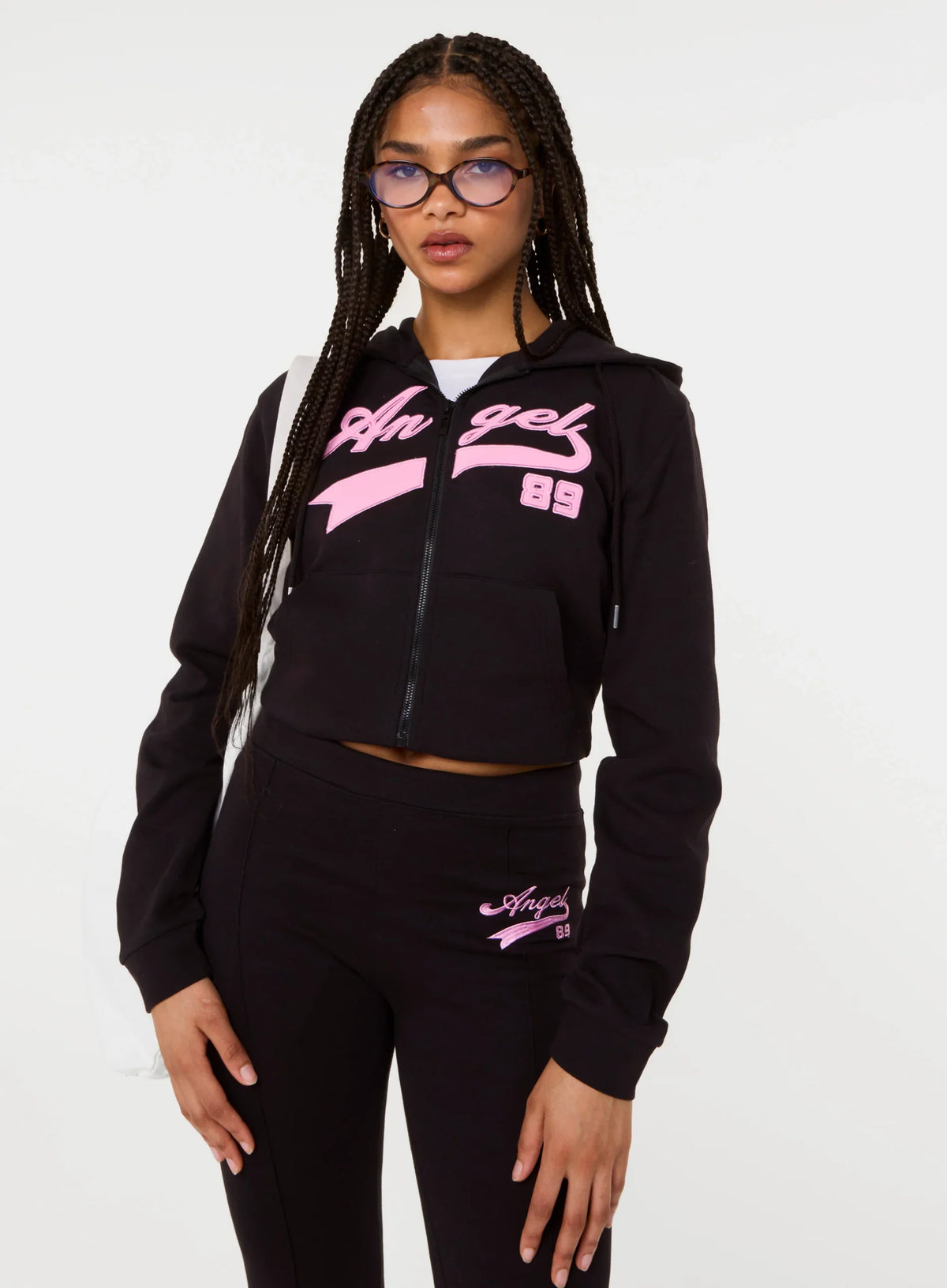 Angel Slogan Hoodie