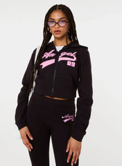 Angel Slogan Hoodie