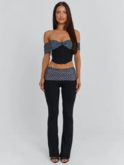 EMIL TOP BLACK POLKA DOT