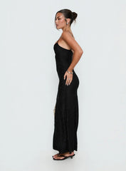 Amika Lace Maxi Dress Black