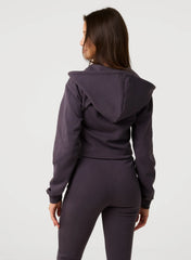 Zip Up Cropped Hoodie