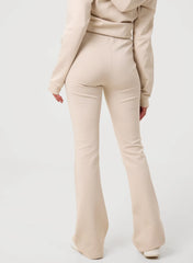 Pin Tuck Jersey Flares