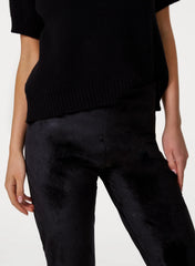 Velvet Flare Trousers