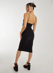 Eyelet Midi Dress
