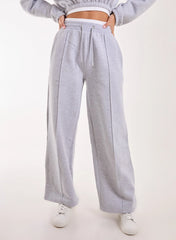 Contrast Waist Band Wide Joggers