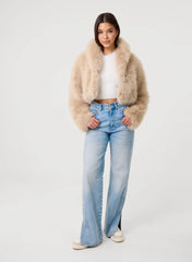 Crop Fur Jacket