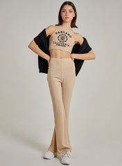 Oakland Ribbed Cropped Vest