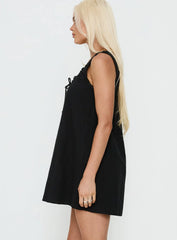 Antiquity Swing Mini Dress Black