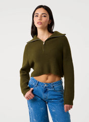 Half Zip Knitted Jumper