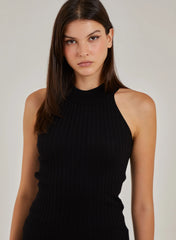 Rib Bodycon Midi Dress