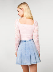Long Sleeve Lace Top