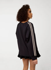 Metallic Leopard Long Sleeve Sports Jersey