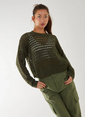 Crochet Knitted Sweater