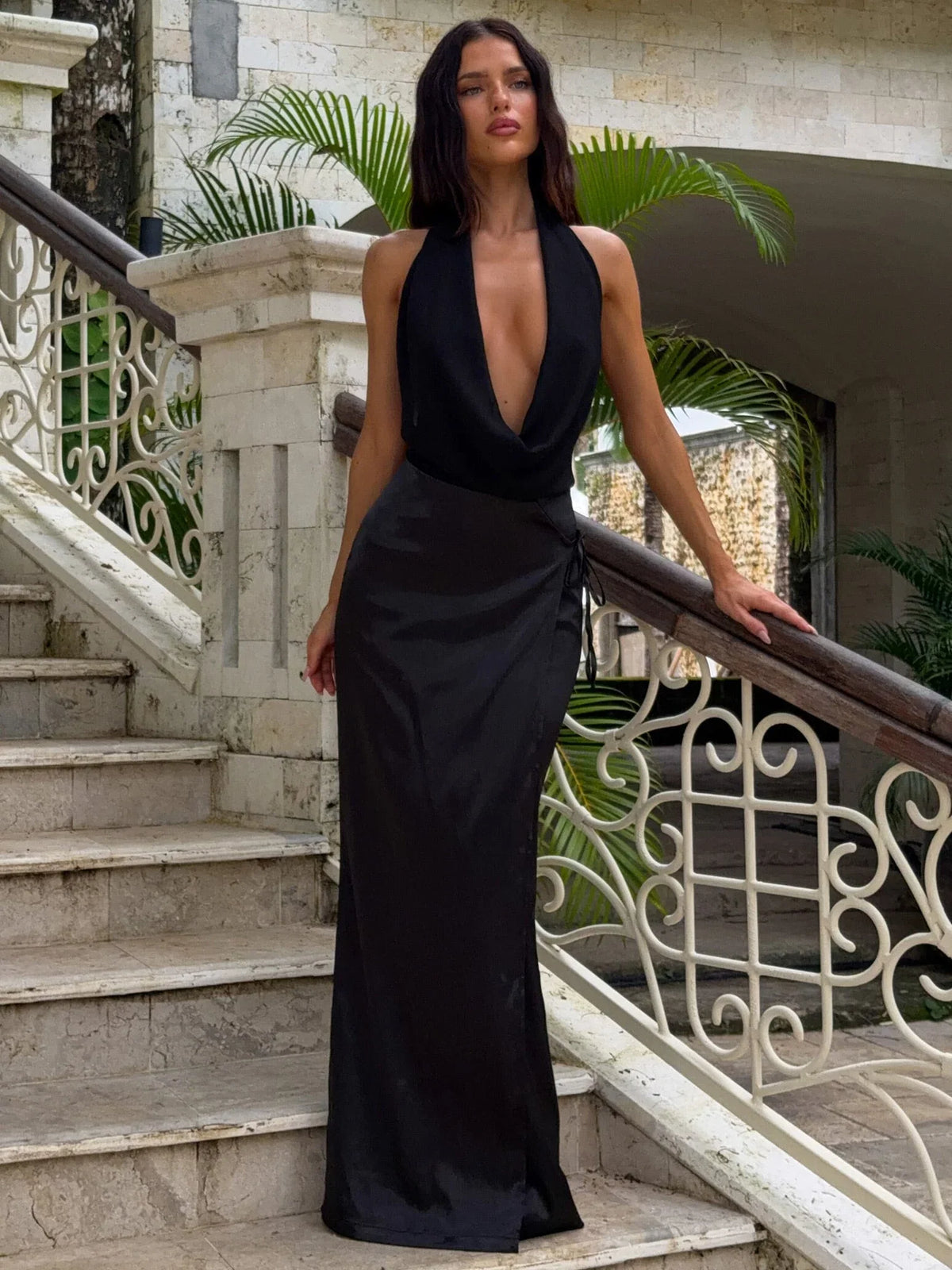 ISHA MAXI DRESS BLACK